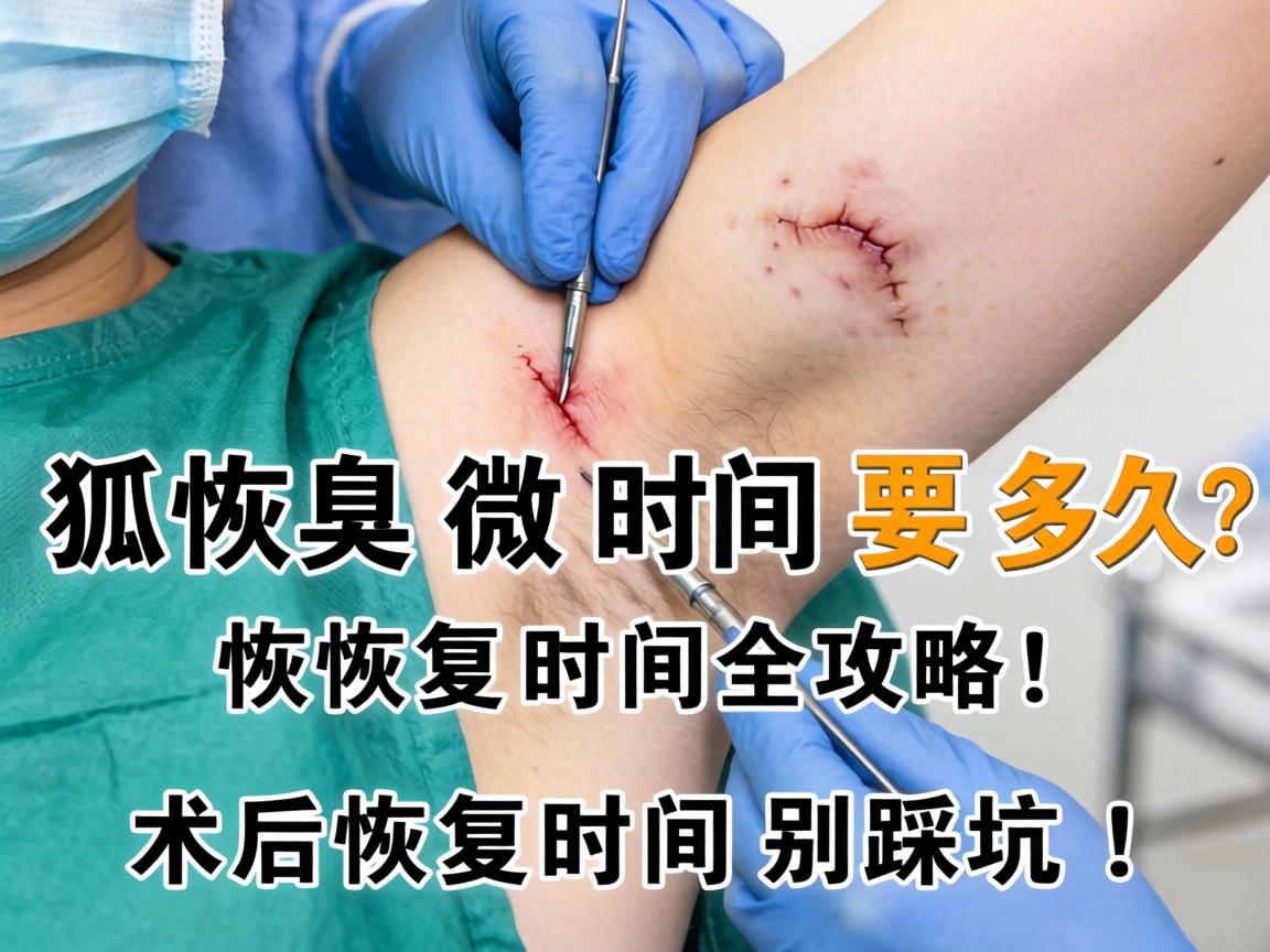 狐臭微创手术恢复时间要多久？恢复时间全攻略，术后恢复时间别踩坑！