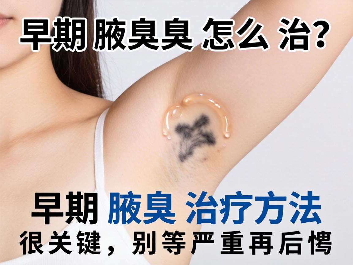 早期腋臭怎么治？早期腋臭治疗方法很关键，别等严重再后悔