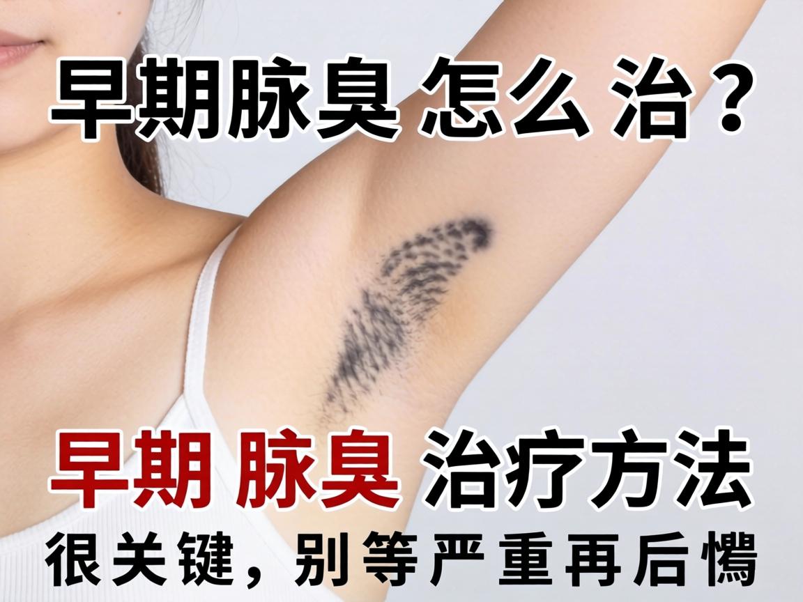 早期腋臭怎么治？早期腋臭治疗方法很关键，别等严重再后悔
