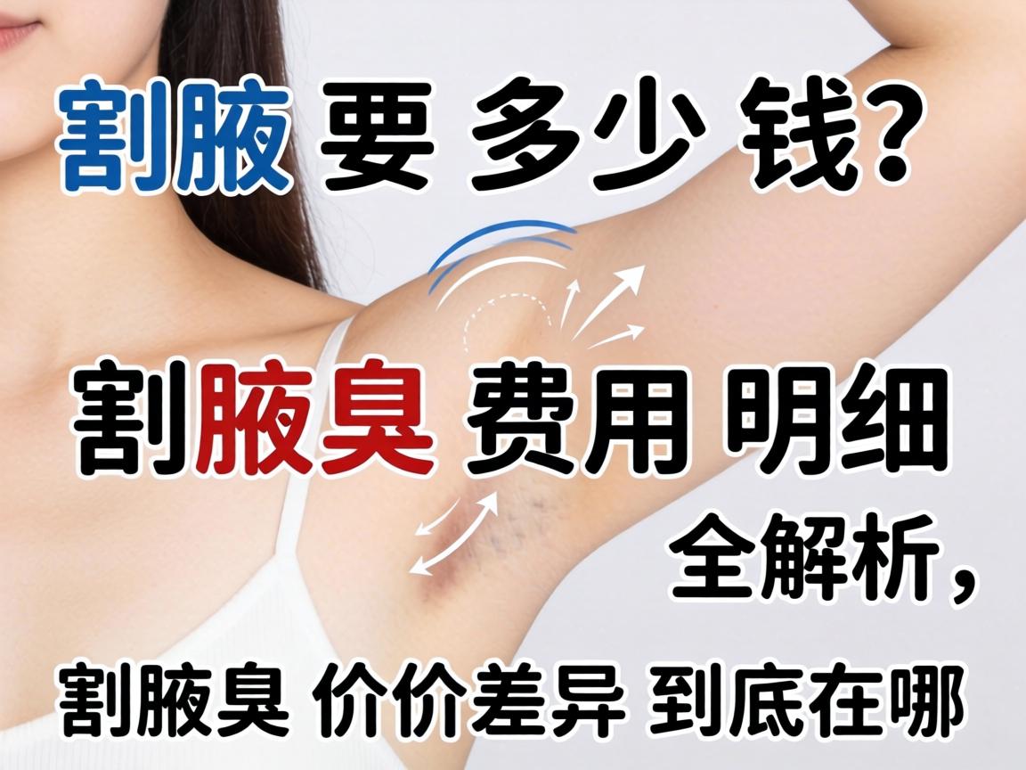 割腋臭要多少钱？割腋臭费用明细全解析，割腋臭价格差异到底在哪