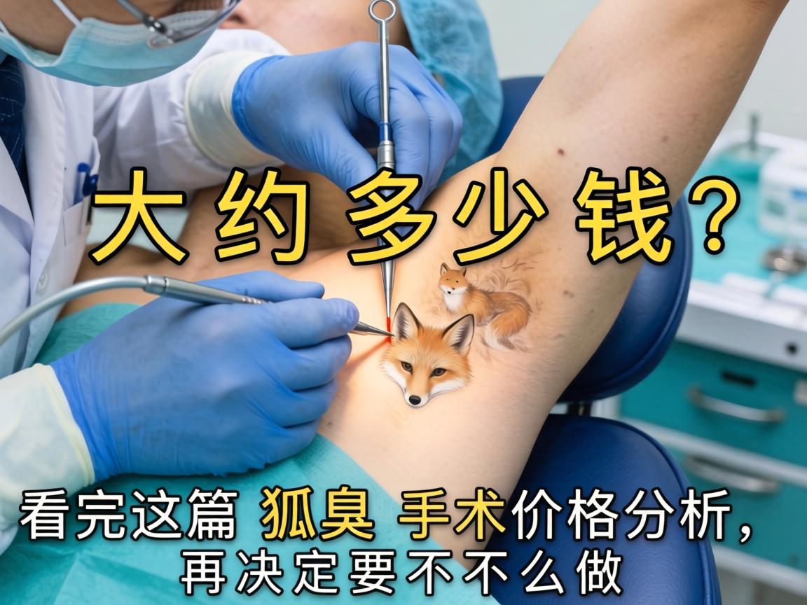 狐臭做手术大约多少钱？看完这篇狐臭手术价格分析，再决定要不要做