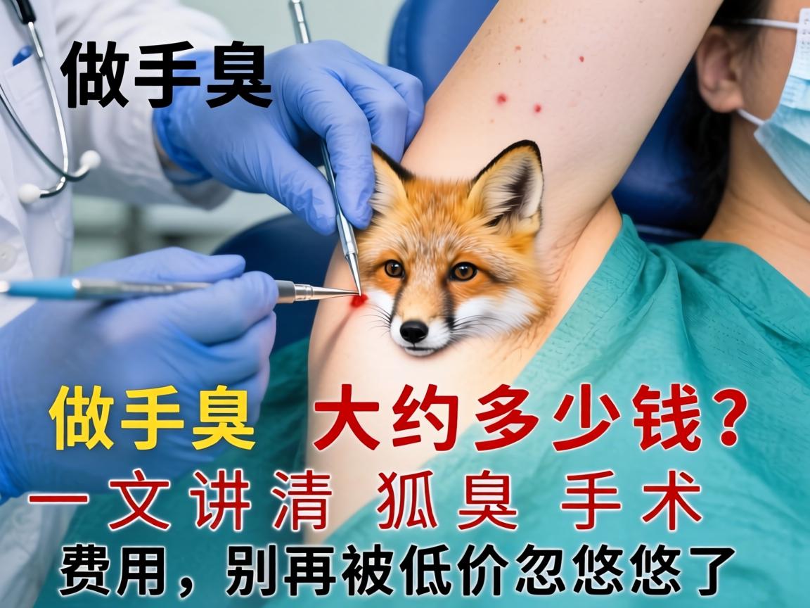狐臭做手术大约多少钱？一文讲清狐臭手术费用，别再被低价忽悠了