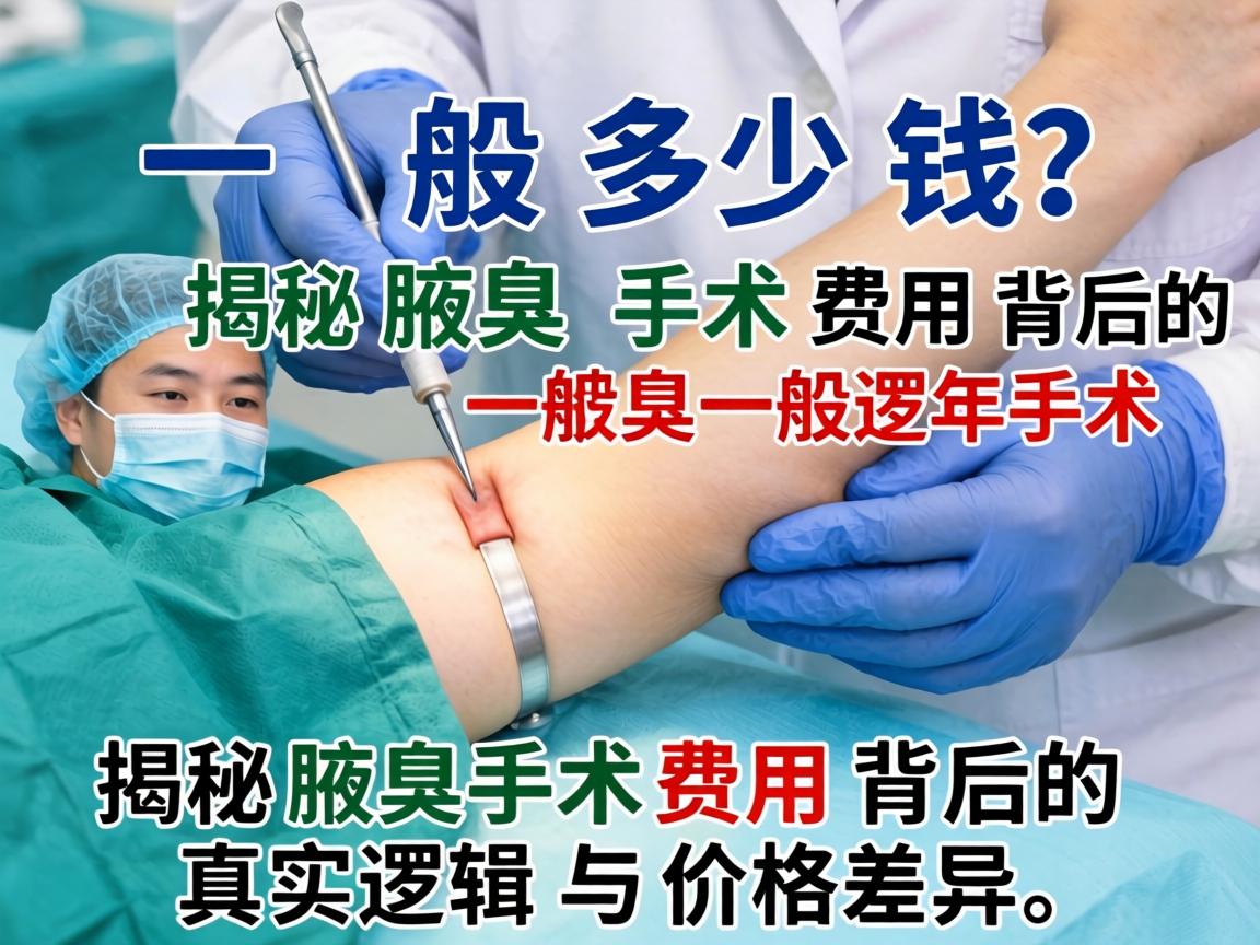腋臭手术一般多少钱？揭秘腋臭手术费用背后的真实逻辑与价格差异