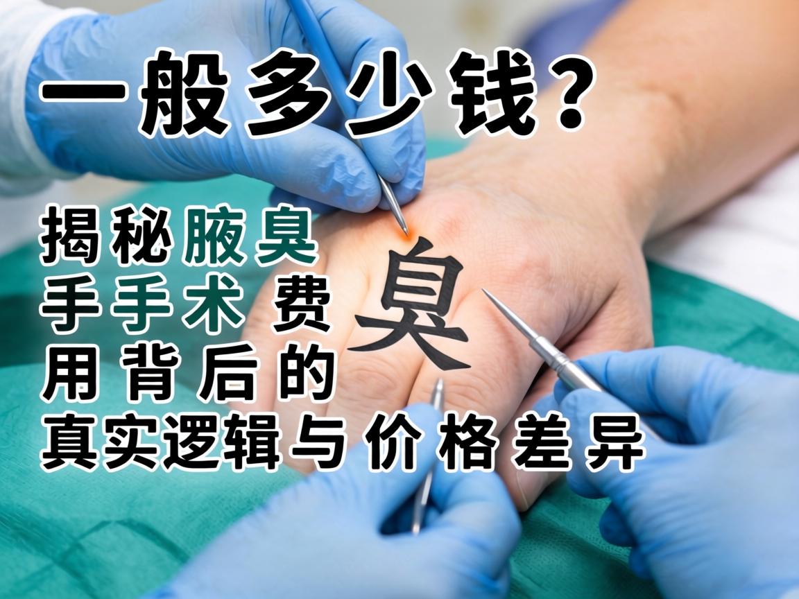 腋臭手术一般多少钱？揭秘腋臭手术费用背后的真实逻辑与价格差异