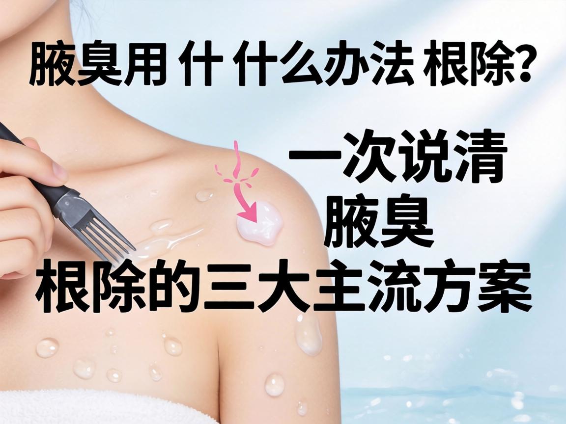 腋臭用什么办法根除？一次说清腋臭根除的三大主流方案