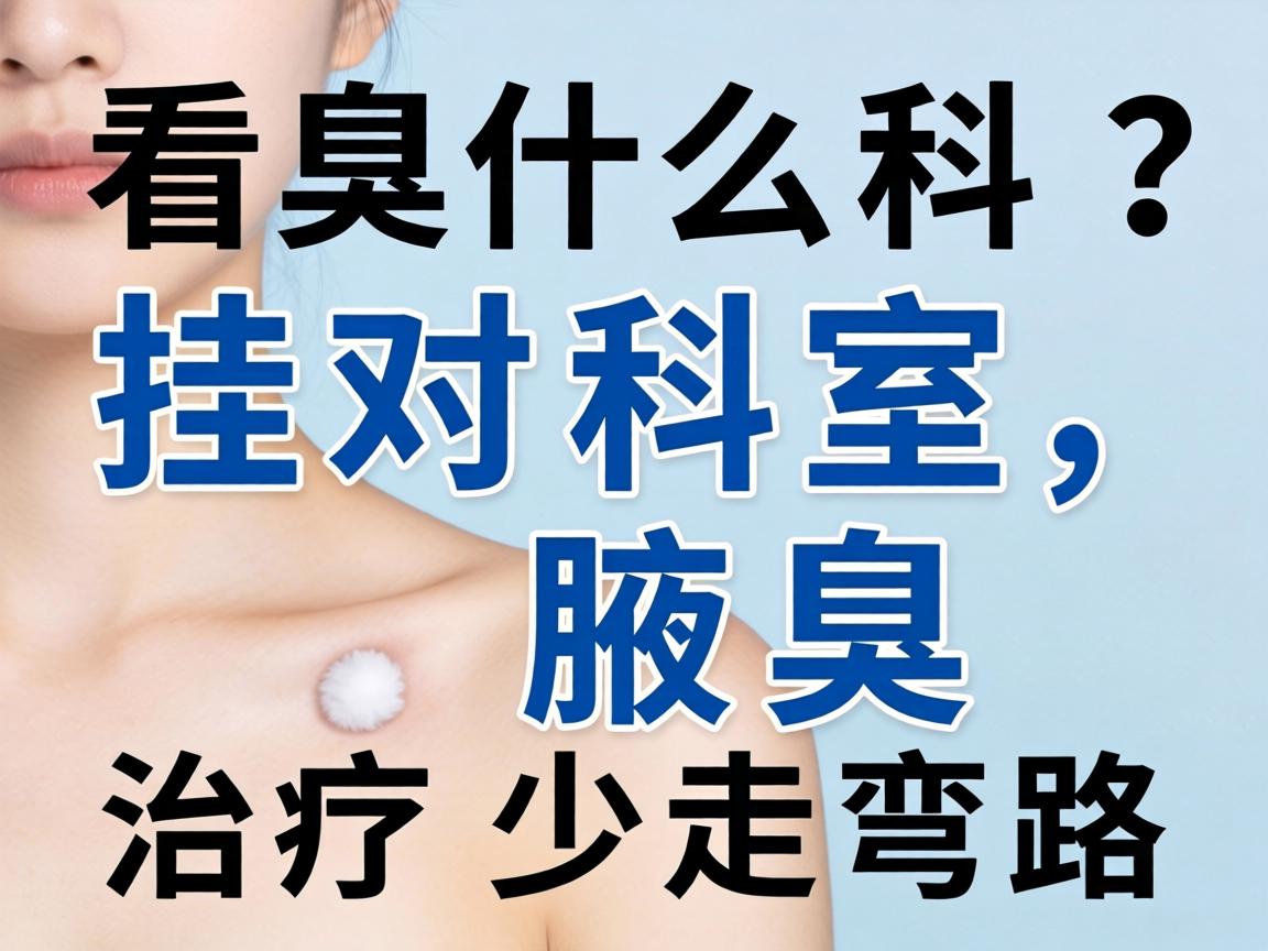 腋臭看什么科？挂对科室，腋臭治疗少走弯路