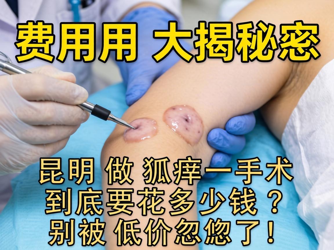 腋臭手术费用大揭秘，在昆明做狐臭手术到底要花多少钱？别被低价忽悠了！