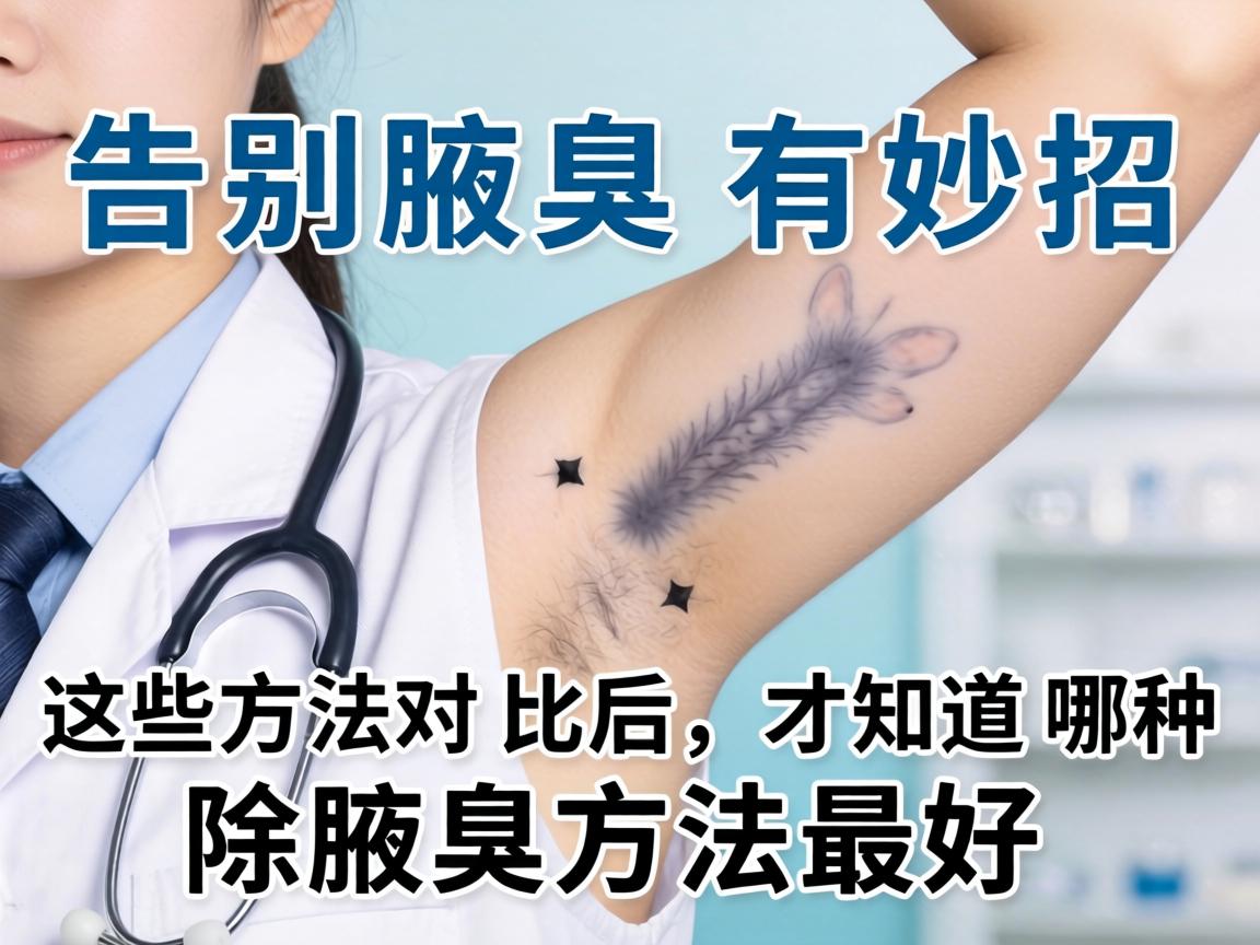 告别腋臭有妙招，这些方法对比后，才知道哪种除腋臭方法最好