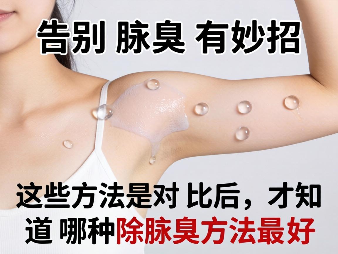 告别腋臭有妙招，这些方法对比后，才知道哪种除腋臭方法最好