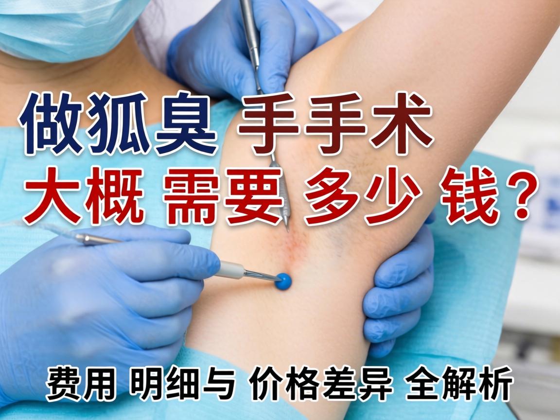 做狐臭手术大概需要多少钱？费用明细与价格差异全解析