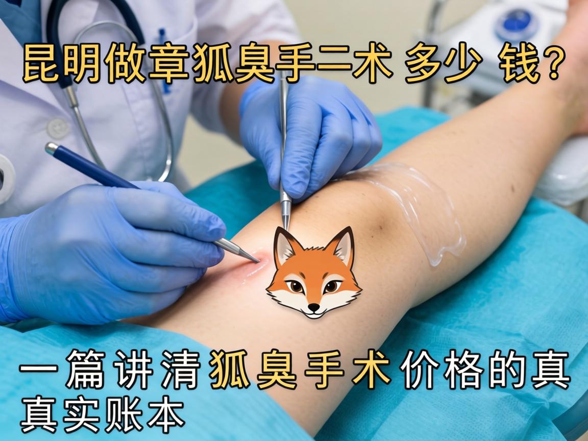 昆明做狐臭手术多少钱？一篇讲清狐臭手术价格的真实账本