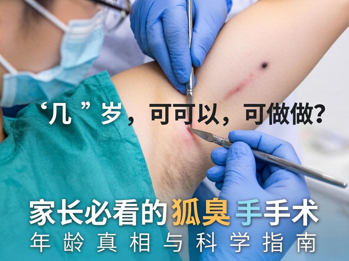 狐臭手术几岁可以做？家长必看的狐臭手术年龄真相与科学指南
