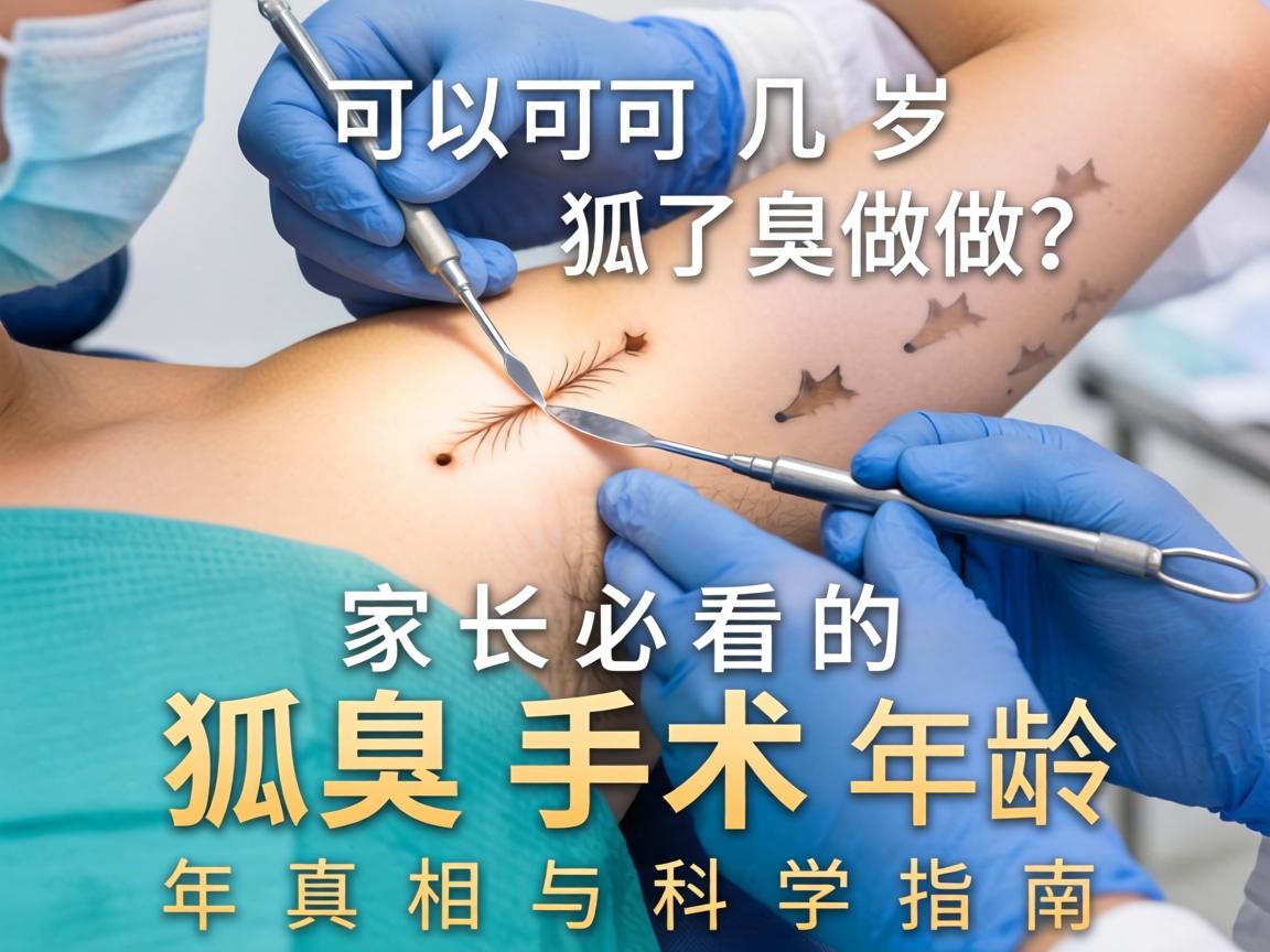 狐臭手术几岁可以做？家长必看的狐臭手术年龄真相与科学指南