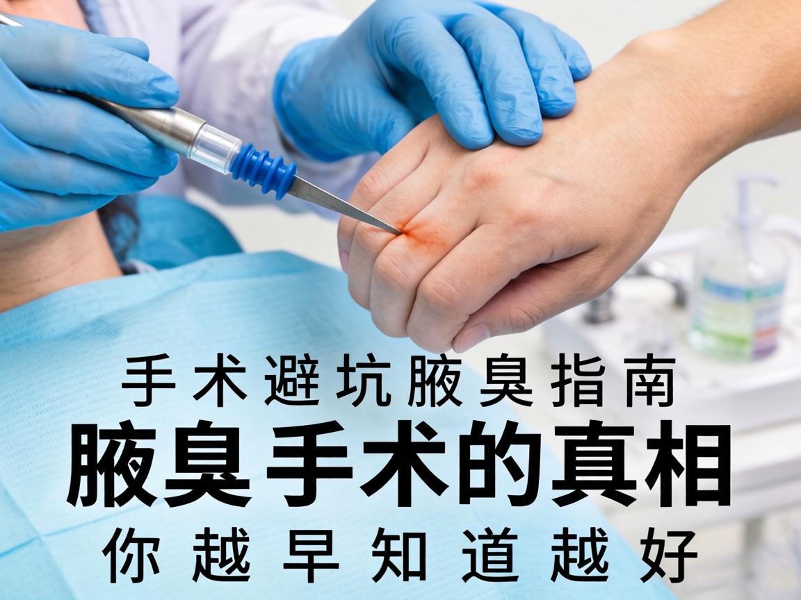 腋臭手术避坑指南，这些腋臭手术的真相，你越早知道越好