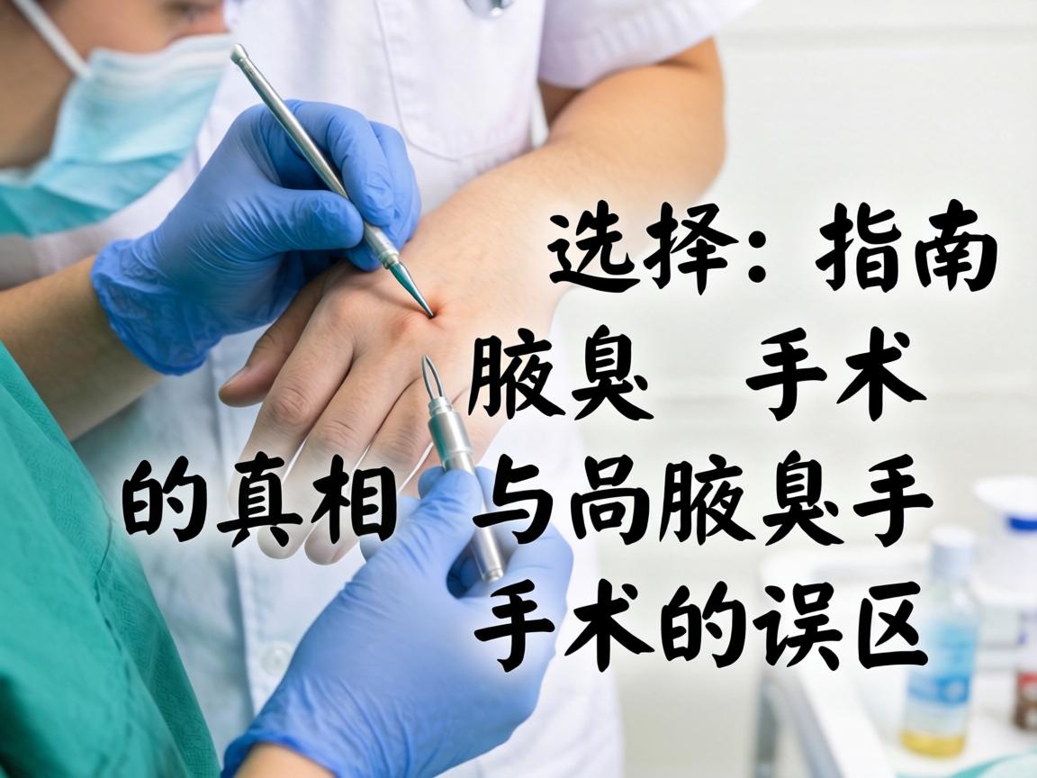 腋臭手术选择指南，腋臭手术的真相与腋臭手术的误区
