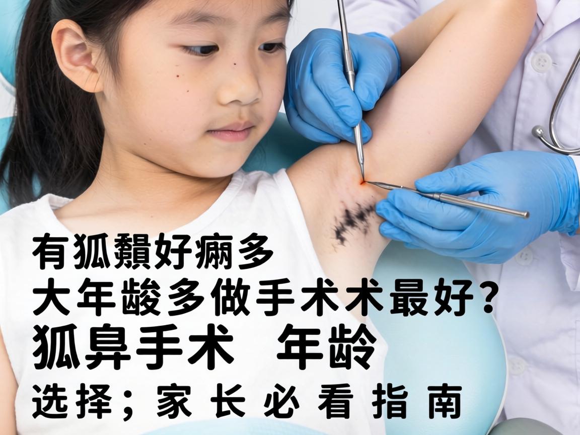 女孩有狐臭多大年龄做手术最好？狐臭手术年龄选择，家长必看指南