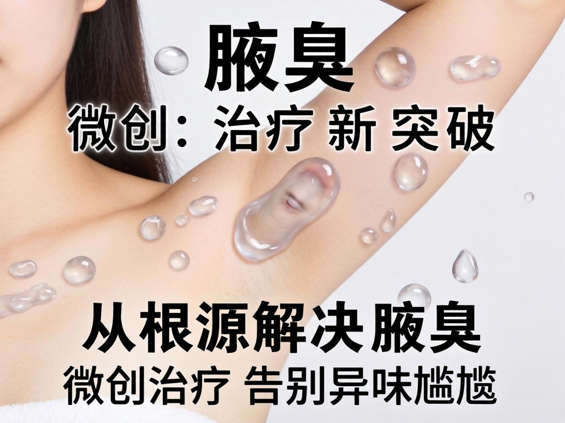 腋臭微创治疗新突破，从根源解决腋臭，微创治疗告别异味尴尬