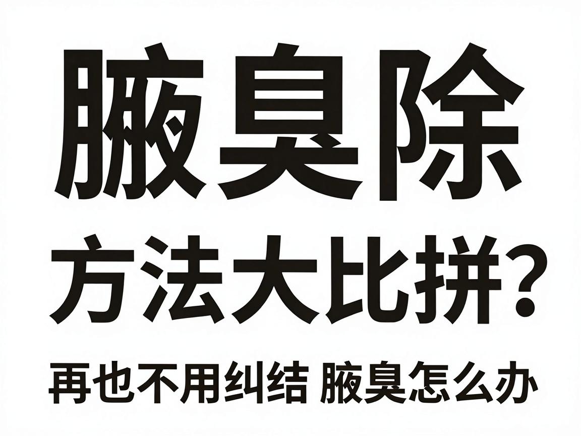 腋臭除臭方法大比拼，哪种除臭方法最好？看完这篇再也不用纠结腋臭怎么办