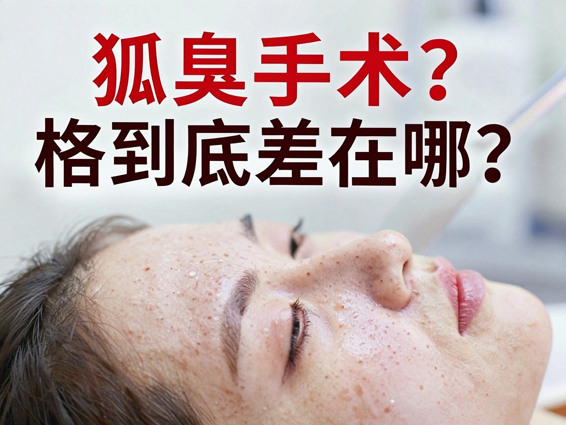狐臭手术价格高吗？狐臭手术价格到底差在哪？一篇讲清所有费用陷阱