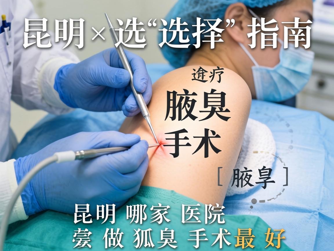 昆明腋臭手术选择指南,昆明哪家医院做狐臭手术最好 昆明腋臭手术选择指南,昆明哪家医院做狐臭手术最好