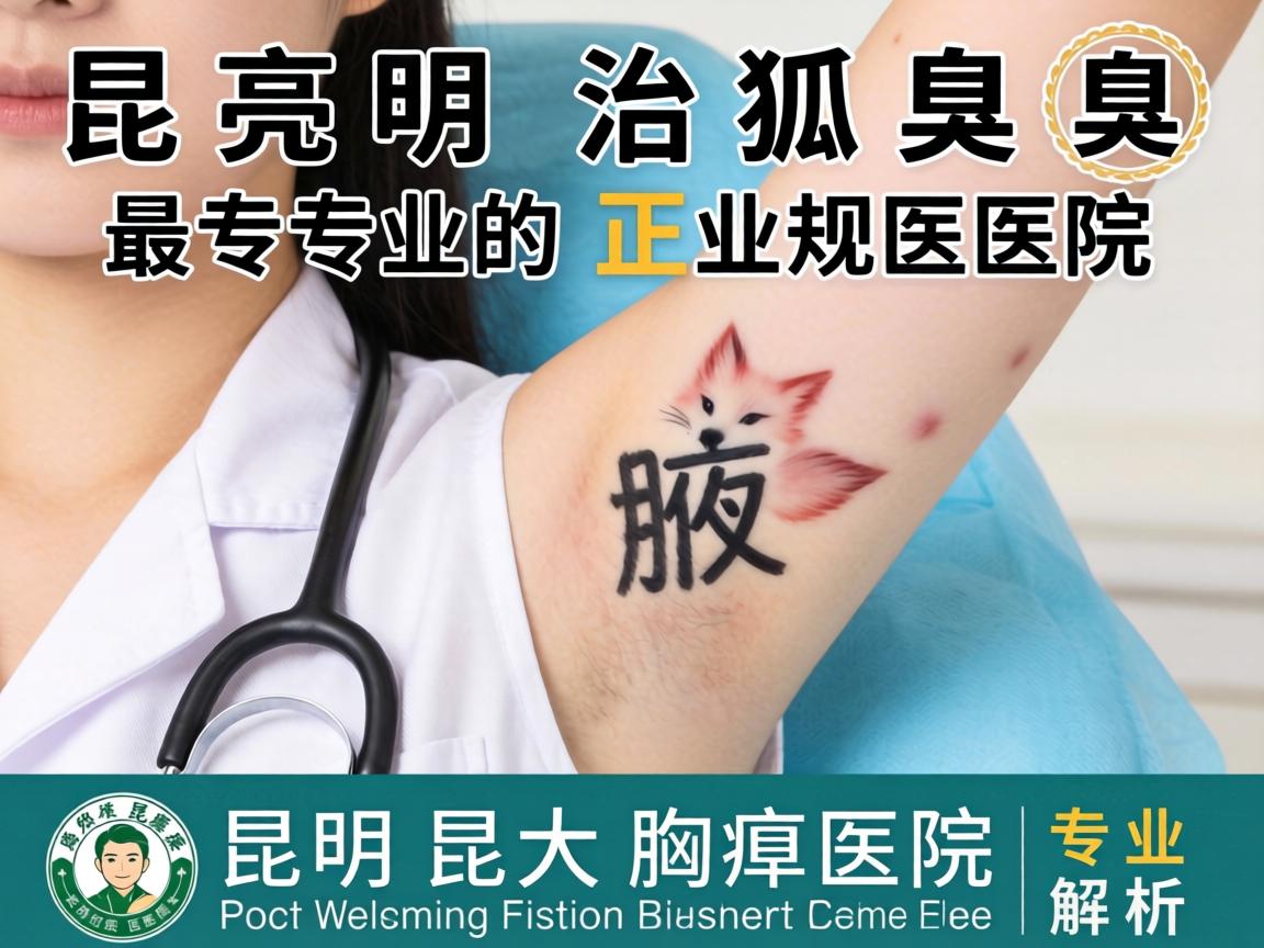 昆明治狐臭最专业的正规医院，昆明昆大腋臭医院专业解析