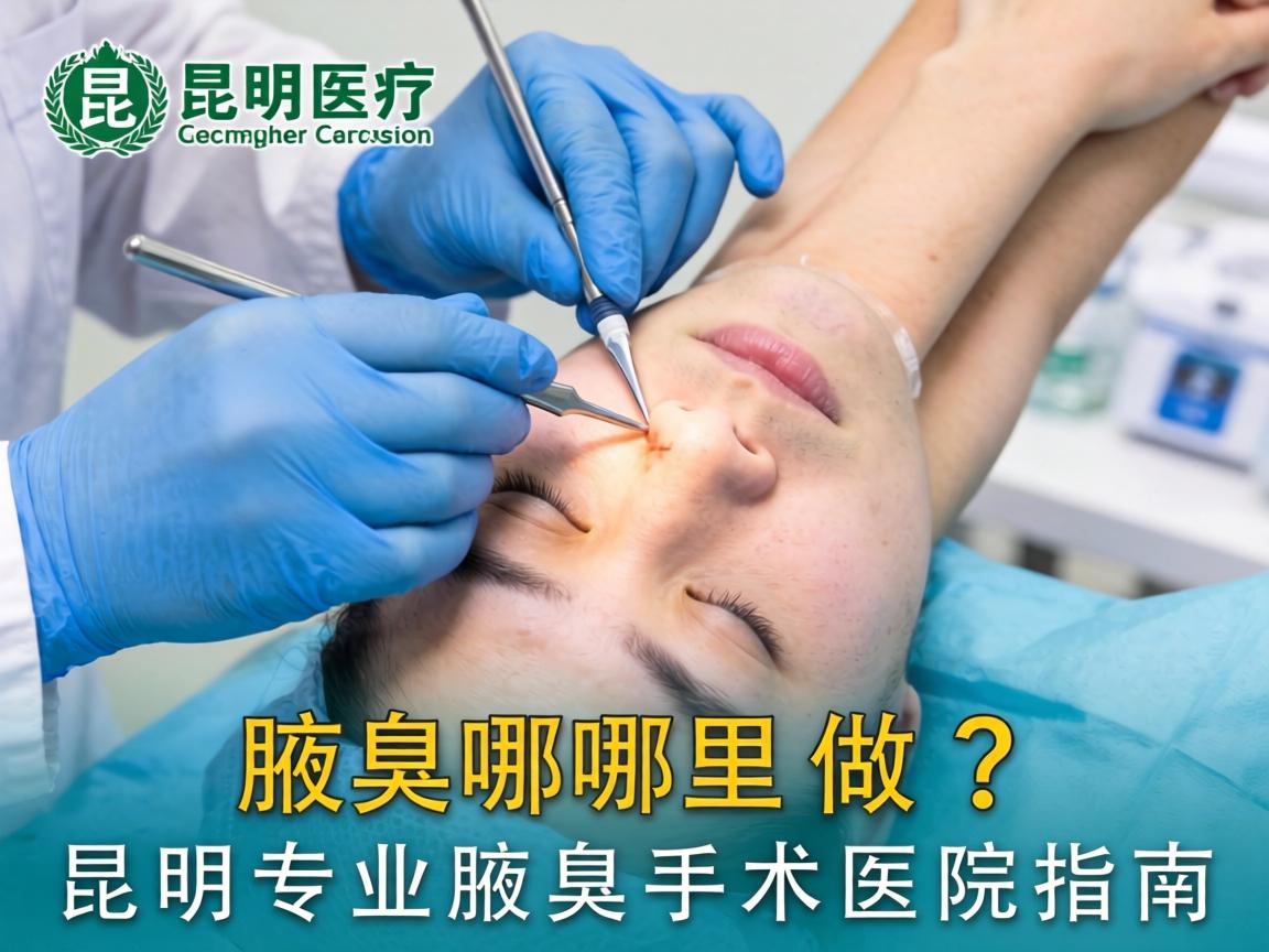 昆明腋臭手术哪里做？昆明专业腋臭手术医院指南