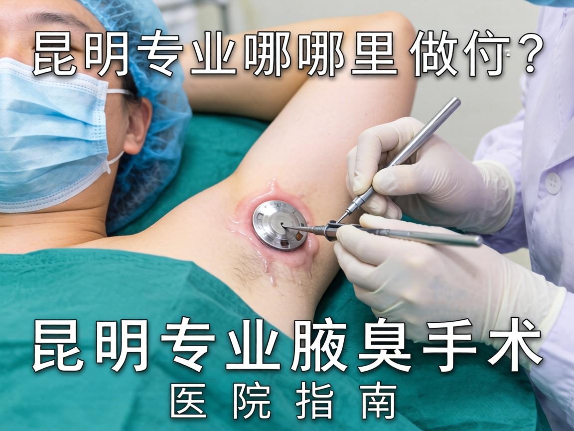 昆明腋臭手术哪里做？昆明专业腋臭手术医院指南