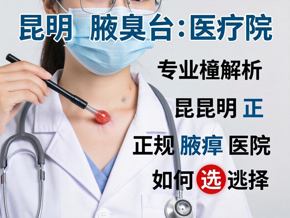昆明腋臭医院专业解析，昆明正规腋臭医院如何选择