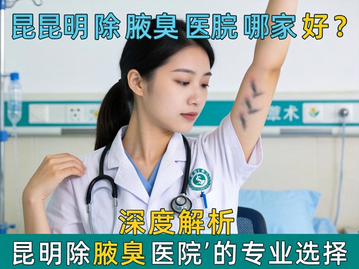 昆明除腋臭医院哪家好？深度解析昆明除腋臭医院的专业选择