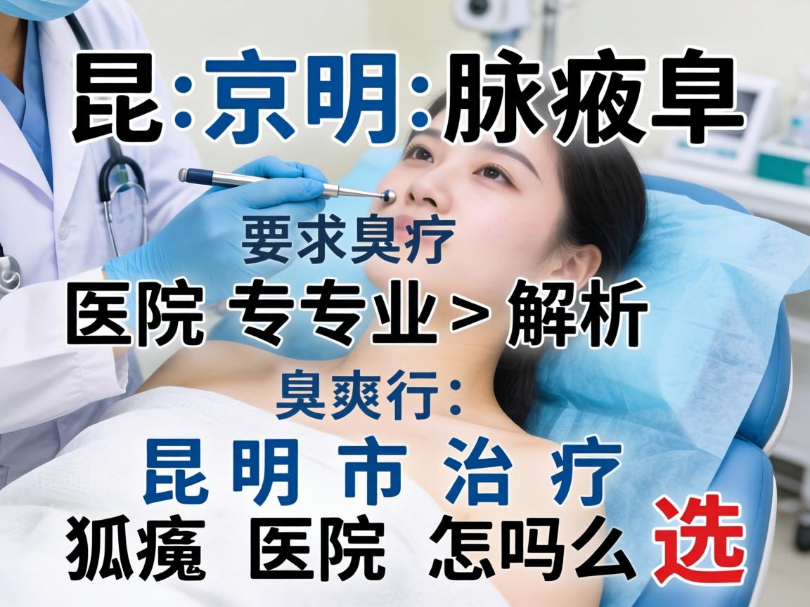 昆明腋臭医院专业解析，昆明市治疗狐臭医院怎么选