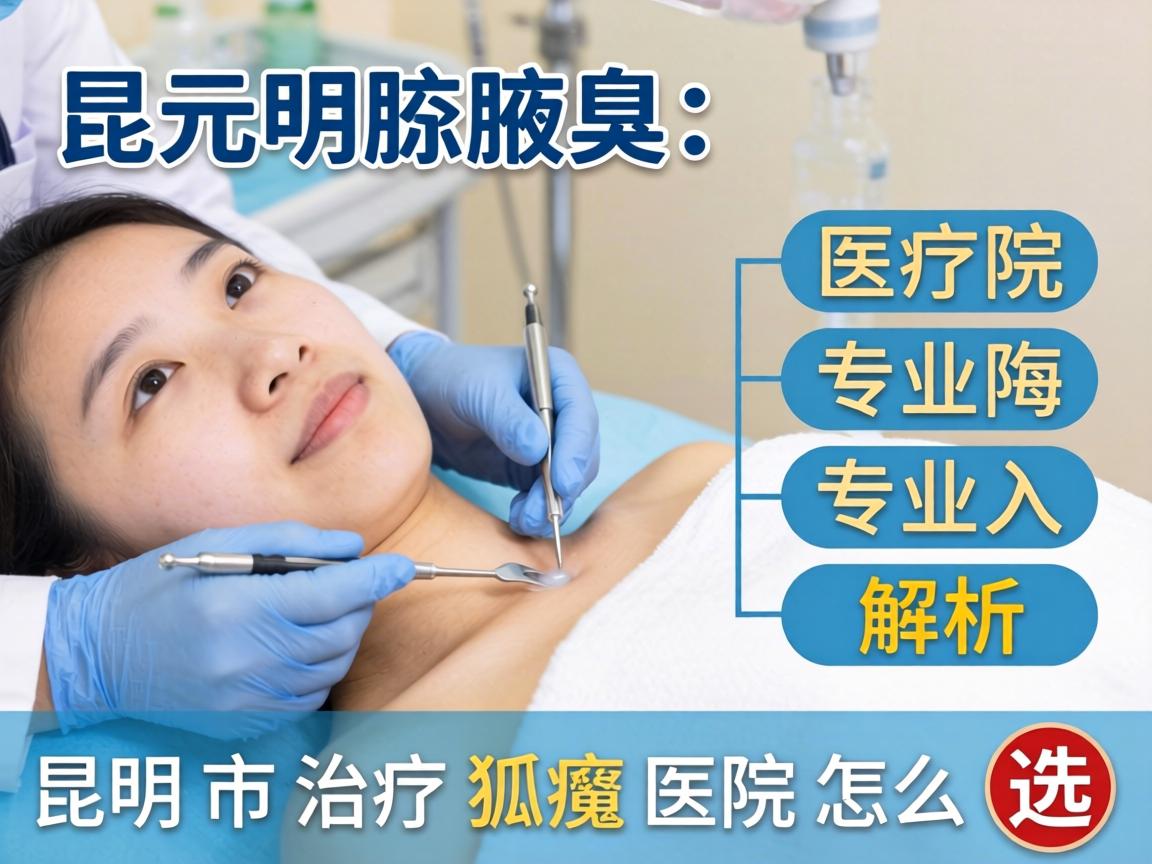 昆明腋臭医院专业解析，昆明市治疗狐臭医院怎么选