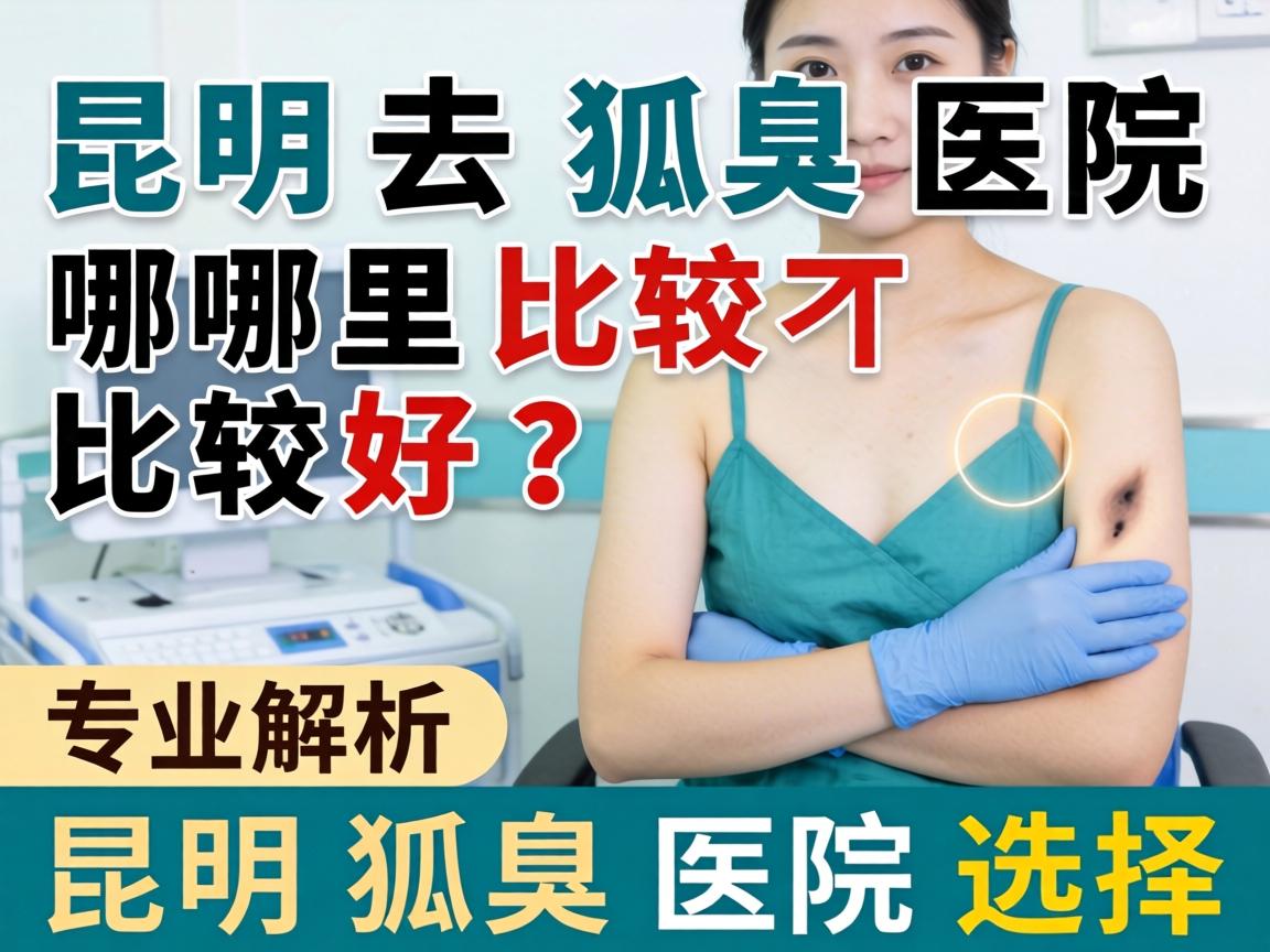 昆明去狐臭医院哪里比较好？专业解析昆明狐臭医院选择