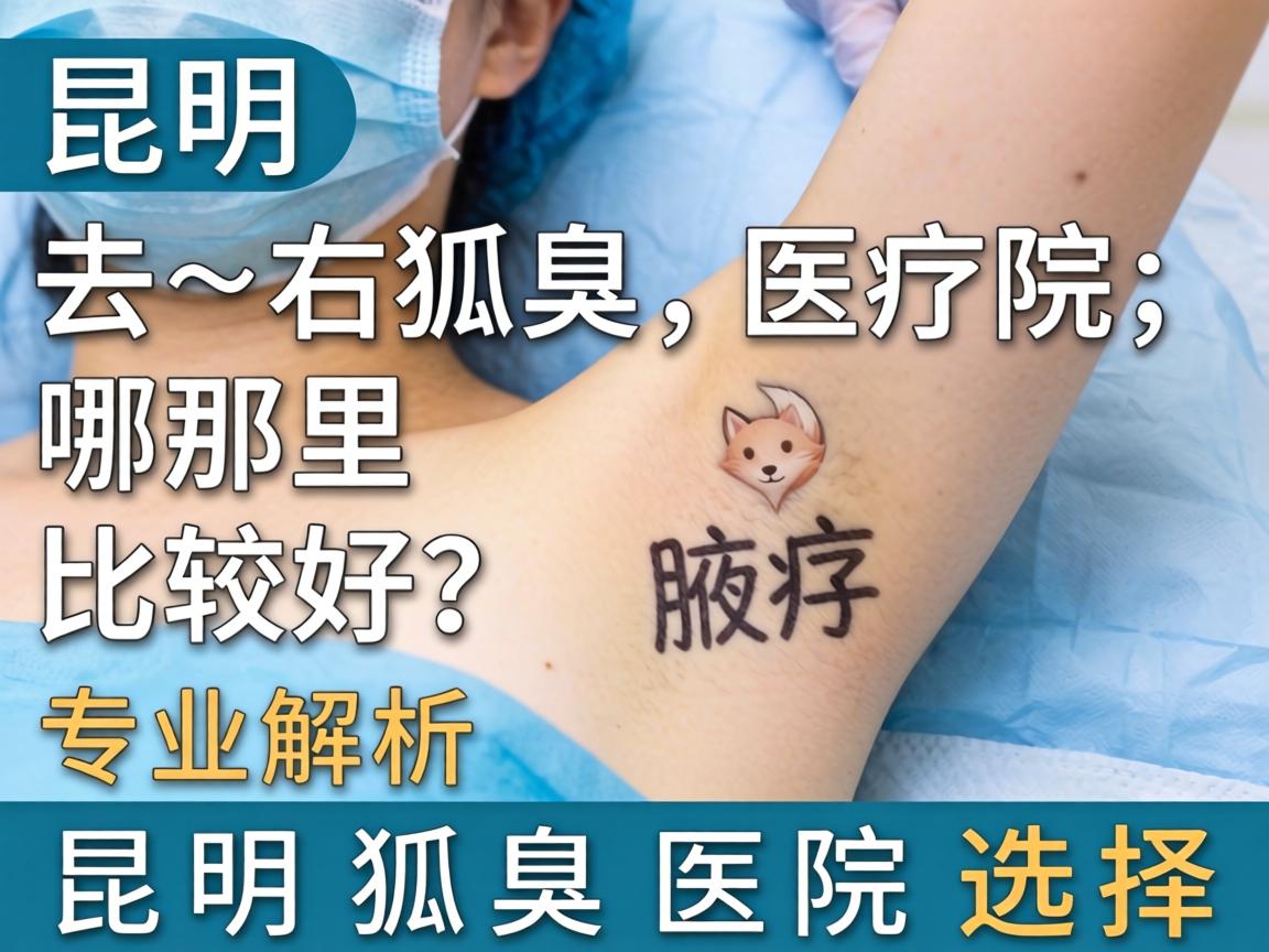 昆明去狐臭医院哪里比较好？专业解析昆明狐臭医院选择