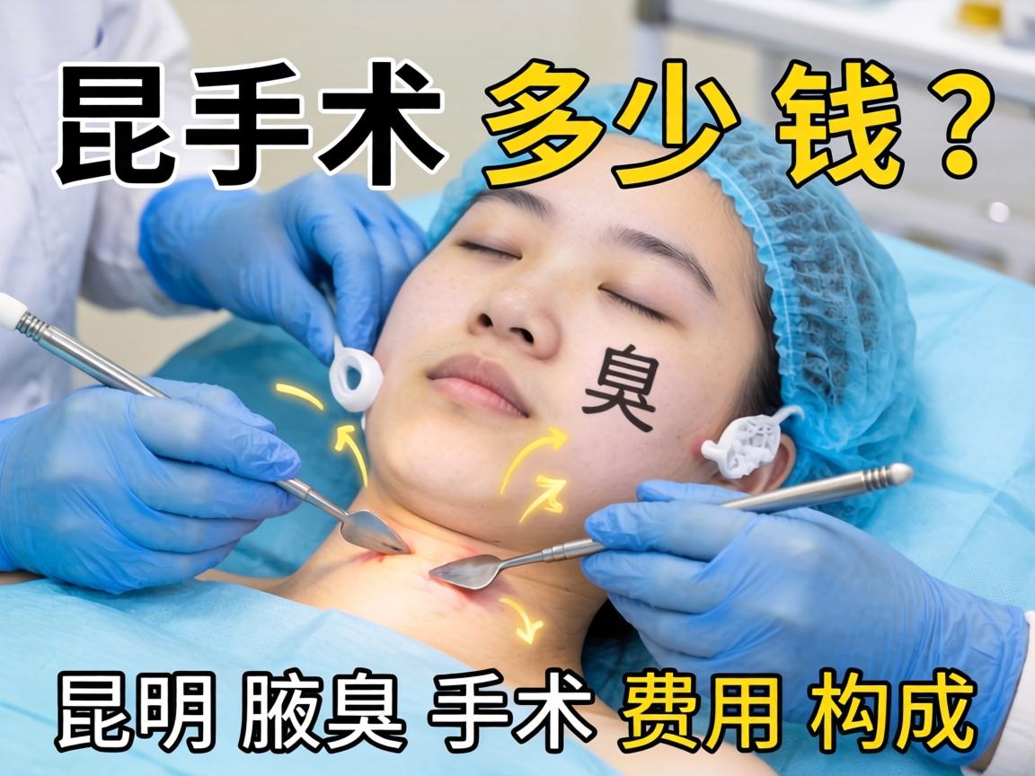 昆明腋臭手术多少钱？详解昆明腋臭手术费用构成