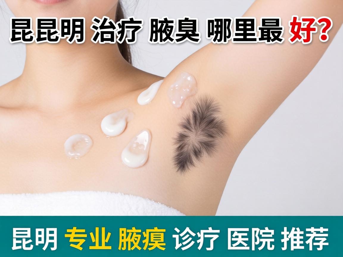 昆明治疗腋臭哪里最好？昆明专业腋臭诊疗医院推荐