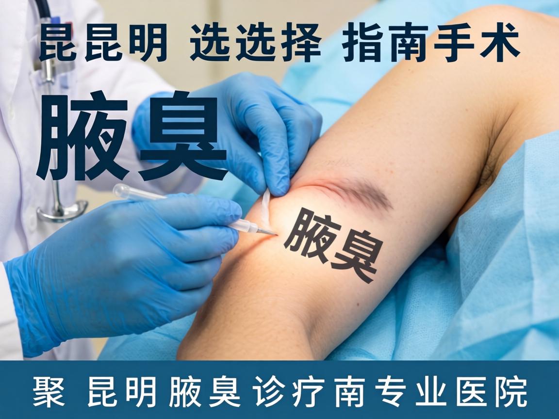 昆明腋臭手术选择指南，聚焦昆明腋臭诊疗专业医院