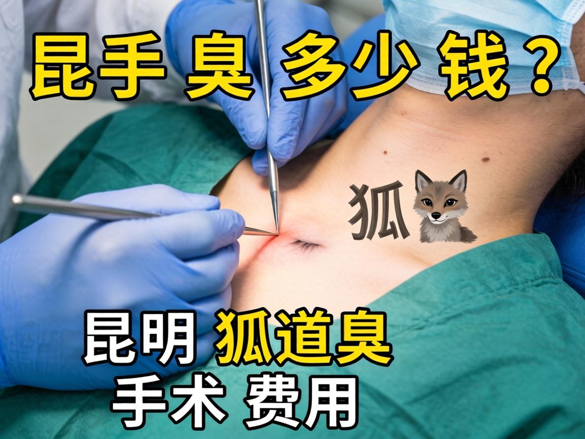 昆明狐臭手术多少钱？详解昆明狐臭手术费用