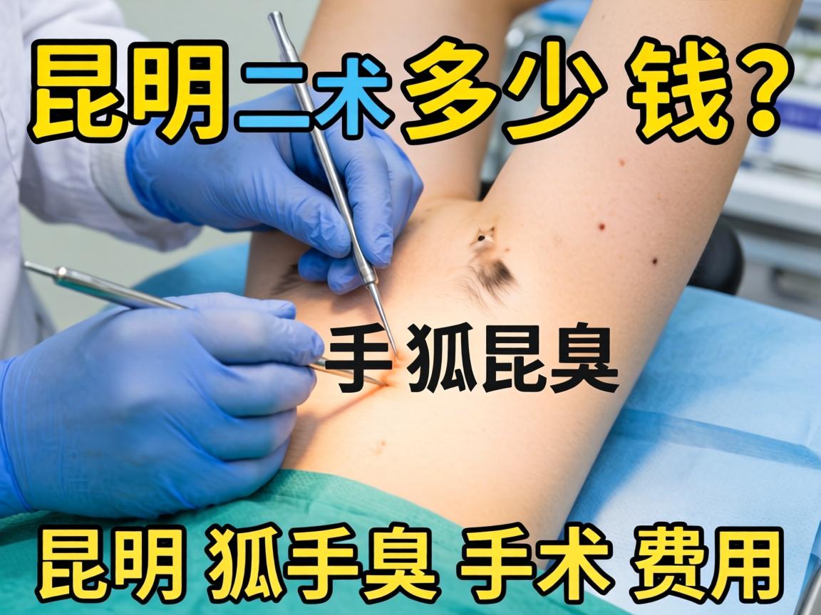 昆明狐臭手术多少钱？详解昆明狐臭手术费用