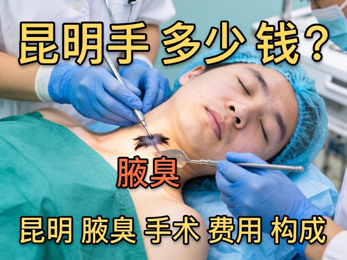 昆明腋臭手术多少钱?详解昆明腋臭手术费用构成 昆明腋臭手术多少钱?详解昆明腋臭手术费用构成