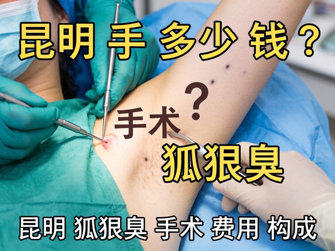 昆明狐臭手术多少钱？详解昆明狐臭手术费用构成