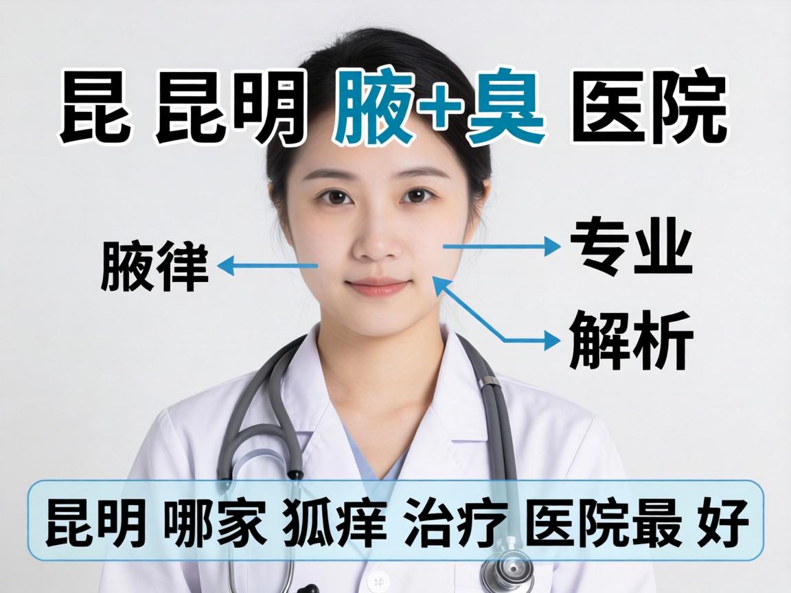 昆明腋臭医院专业解析，昆明哪家狐臭治疗医院最好