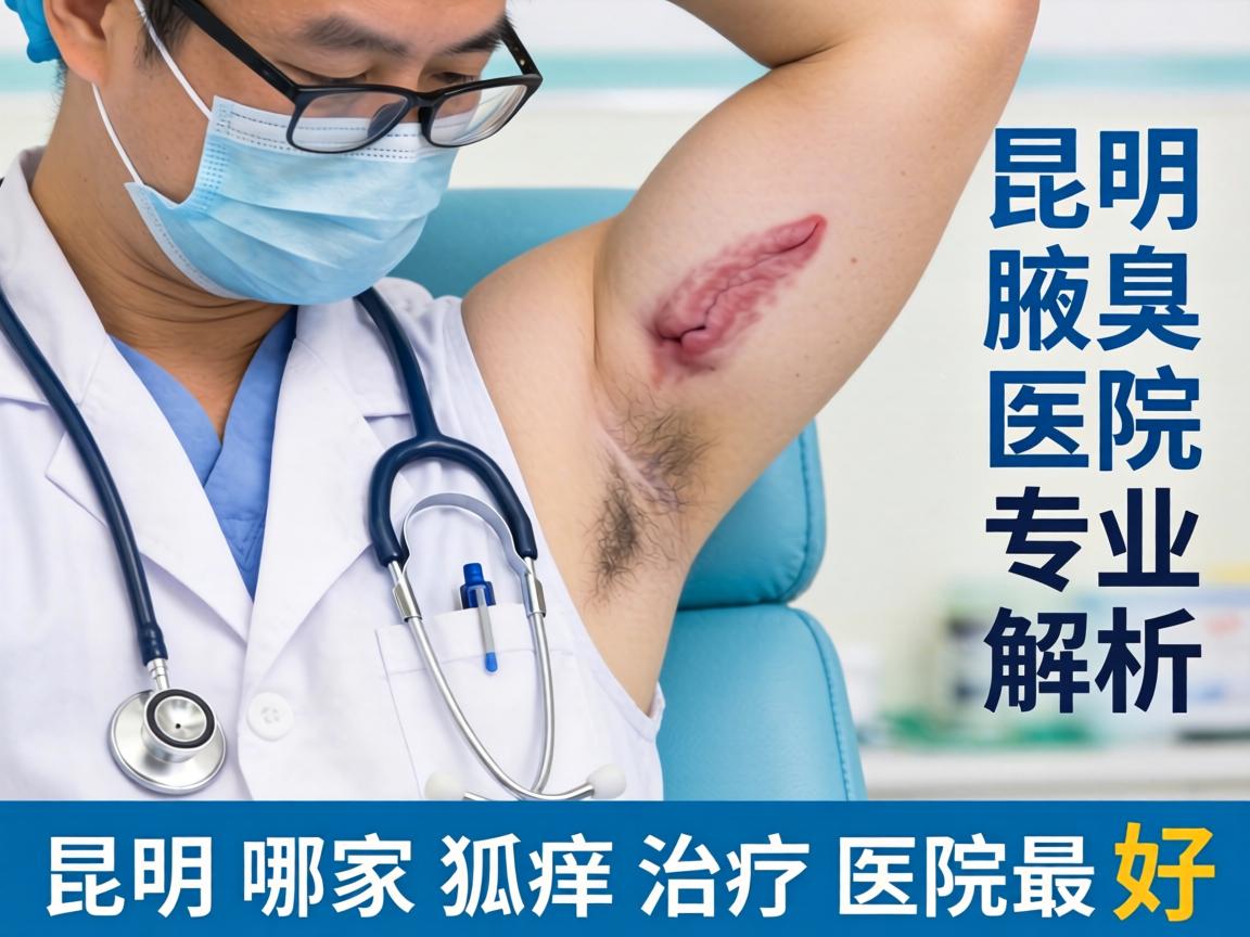 昆明腋臭医院专业解析，昆明哪家狐臭治疗医院最好
