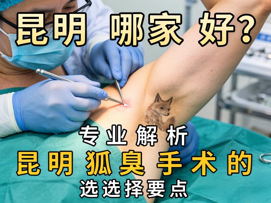 昆明狐臭手术哪家好？专业解析昆明狐臭手术的选择要点