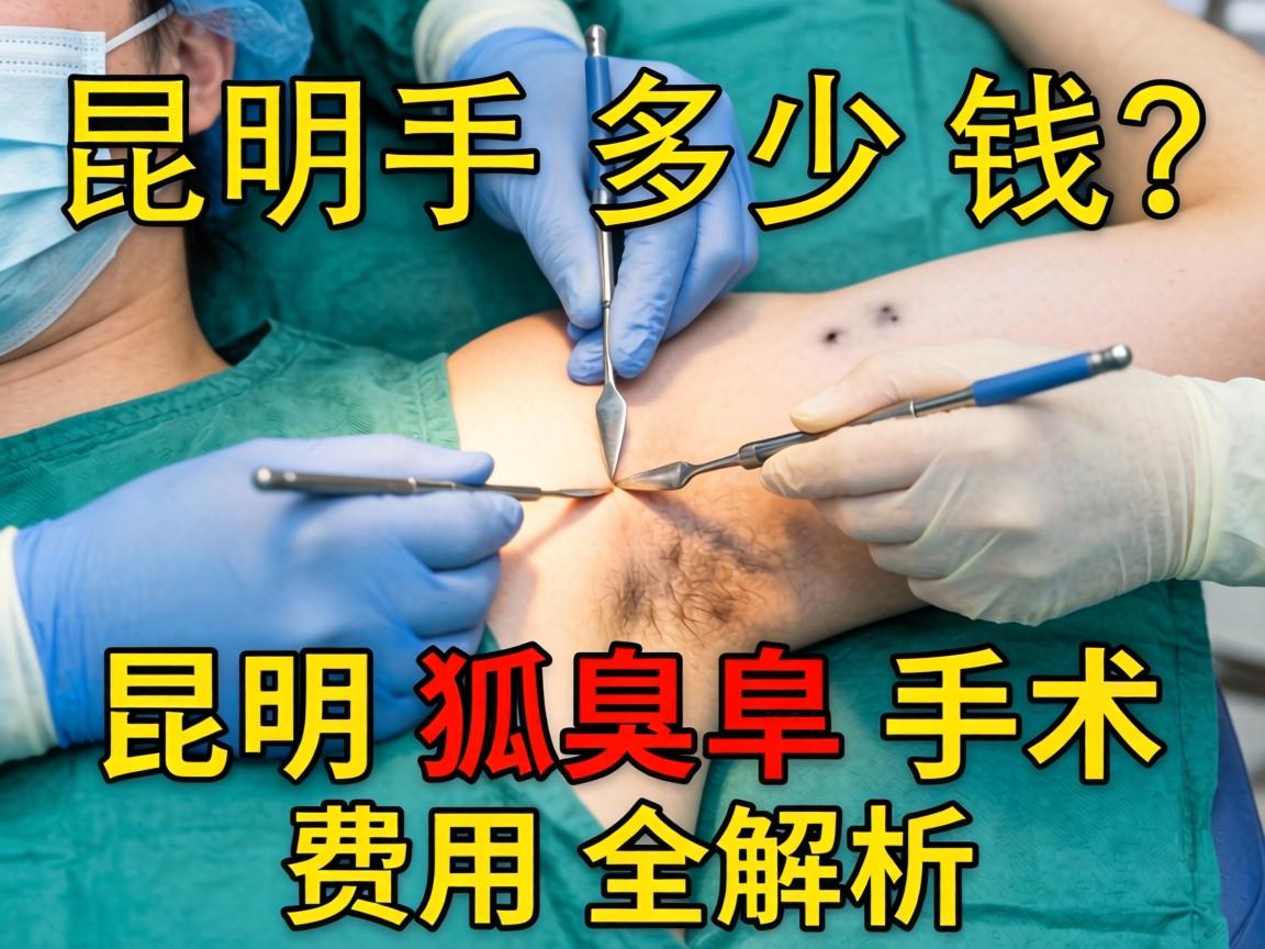 昆明狐臭手术多少钱？昆明狐臭手术费用全解析