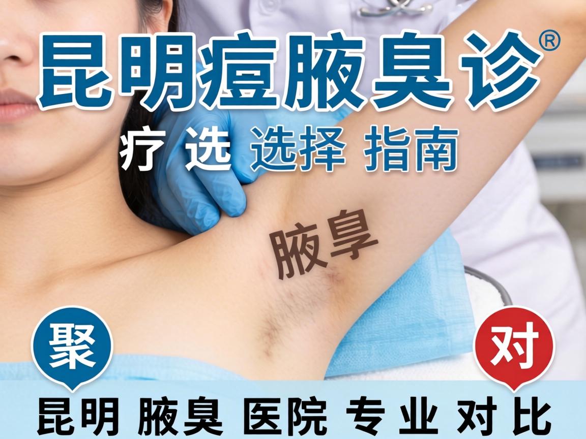 昆明腋臭诊疗选择指南，聚焦昆明腋臭医院专业对比