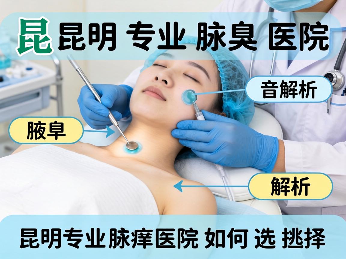 昆明专业腋臭医院解析，昆明专业腋臭医院如何选择