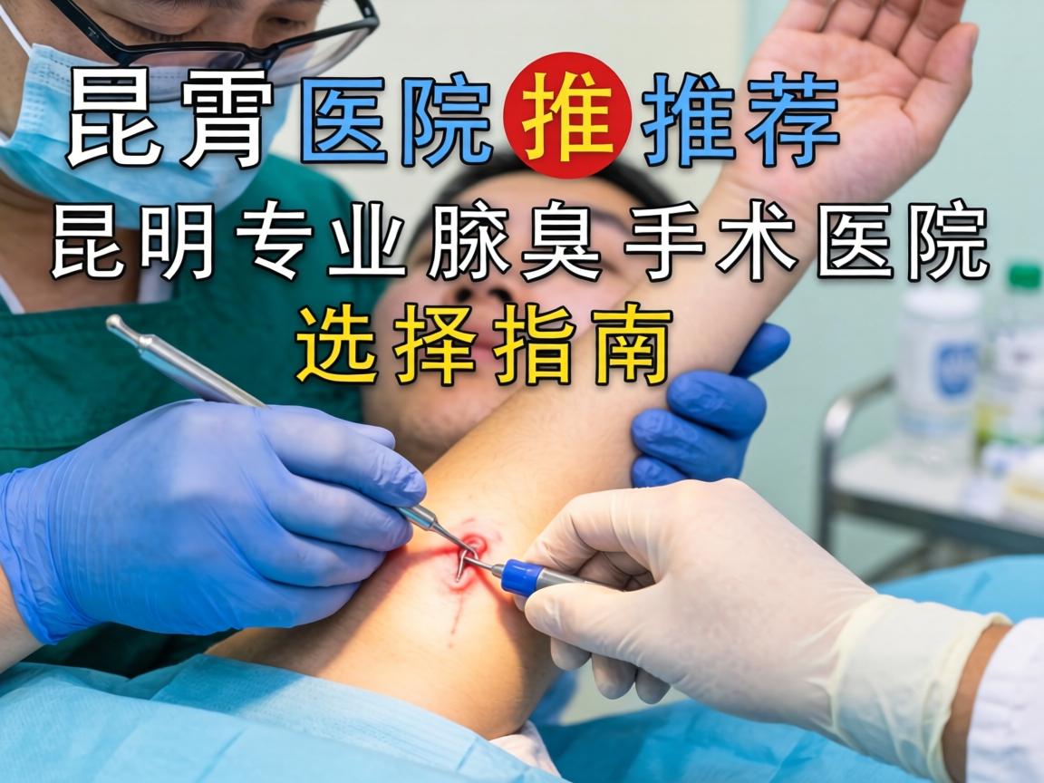 昆明腋臭手术医院推荐，昆明专业腋臭手术医院的选择指南