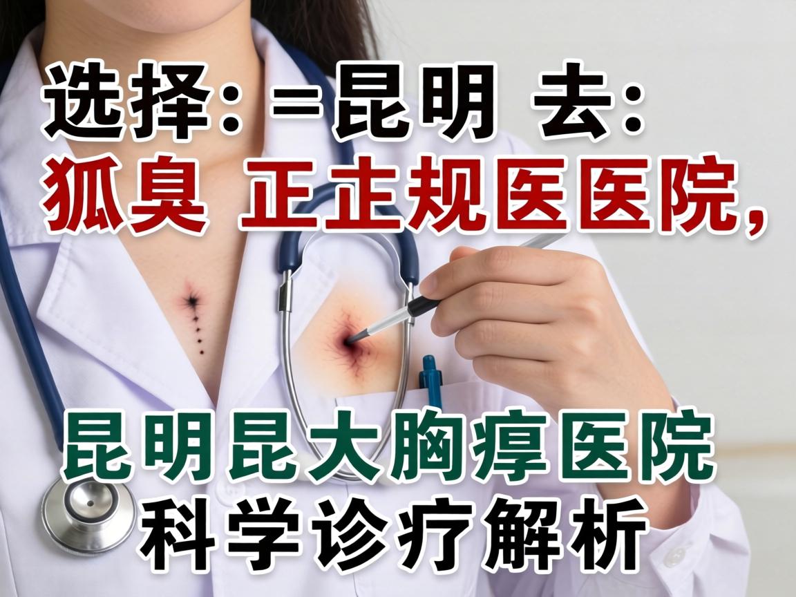 选择昆明去狐臭正规医院，昆明昆大腋臭医院的科学诊疗解析