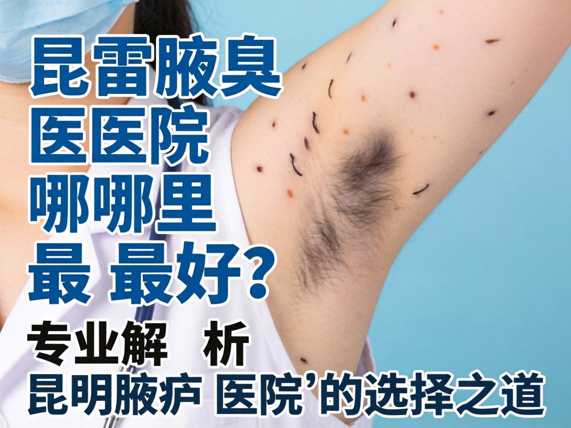 昆明腋臭医院哪里最好？专业解析昆明腋臭医院的选择之道