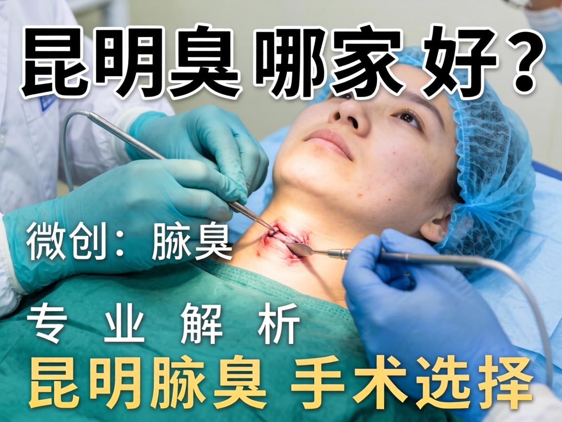 昆明腋臭微创手术哪家好？专业解析昆明腋臭手术选择